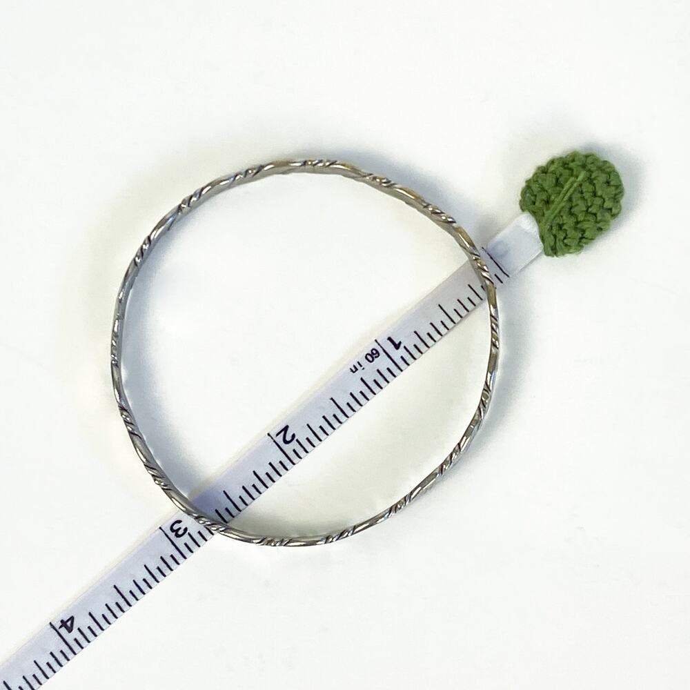 Made in Mexico Bangle Silver Plated Bracelet - Picture 5 of 7
